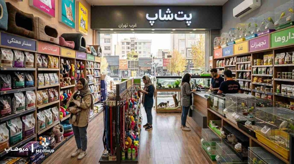 بهترین پت شاپ های غرب تهران