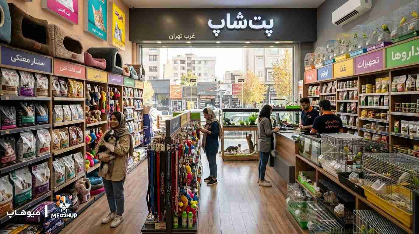 بهترین پت شاپ های غرب تهران