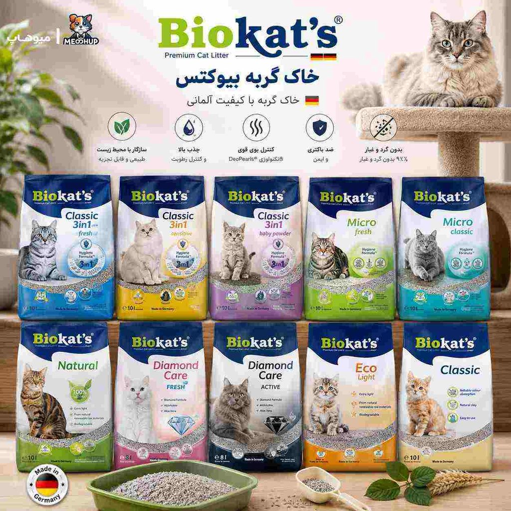 خاک گربه بیوکَتس (Biokat's)