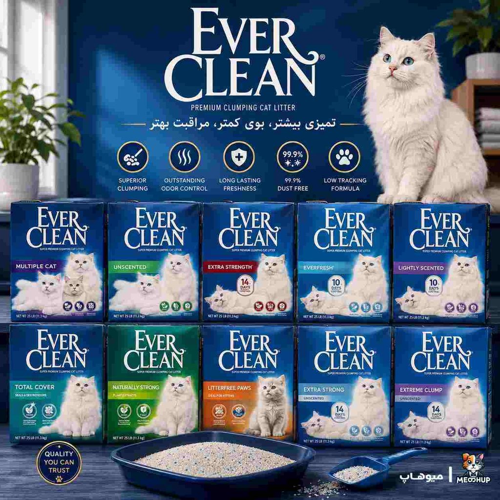 خاک گربه اورکلین (Ever Clean)