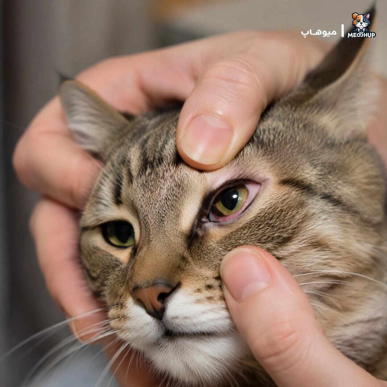 چگونه عفونت چشم گربه را در خانه تشخیص دهیم