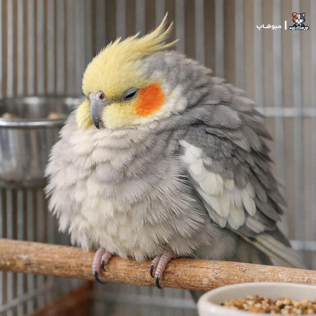 علائم مهم و نشانههای پف کردن و بیحالی پرنده