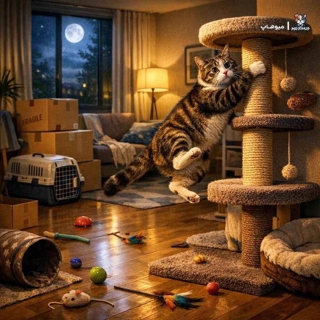 دلایل اصلی علت بیدار شدن گربه در شب