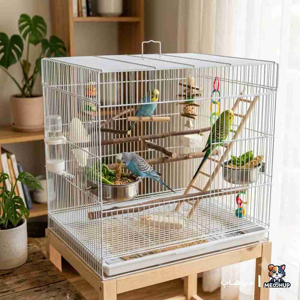 قفس مناسب مرغ عشق چه ویژگیهایی دارد؟
