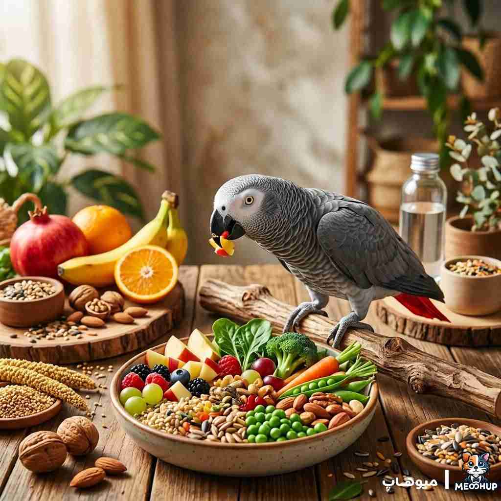 غذای طوطی چیست؟